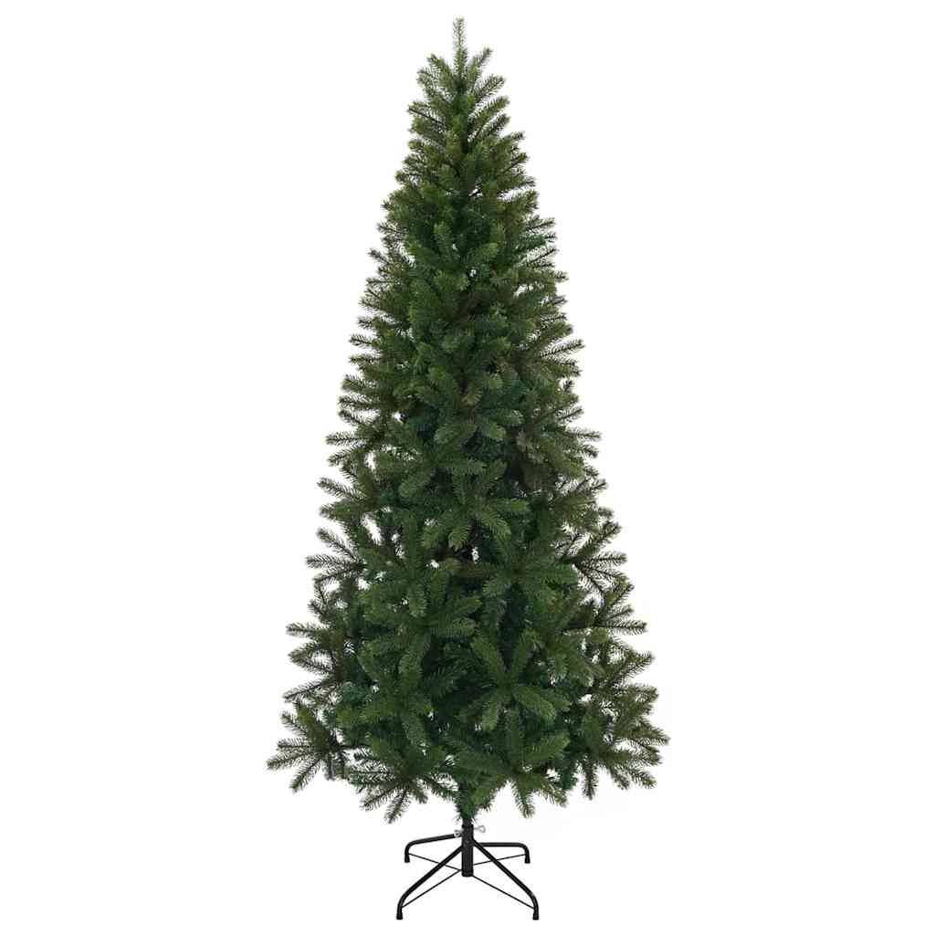 Artificial Christmas Tree with 300 LEDs Green 210 cm PE and PVC