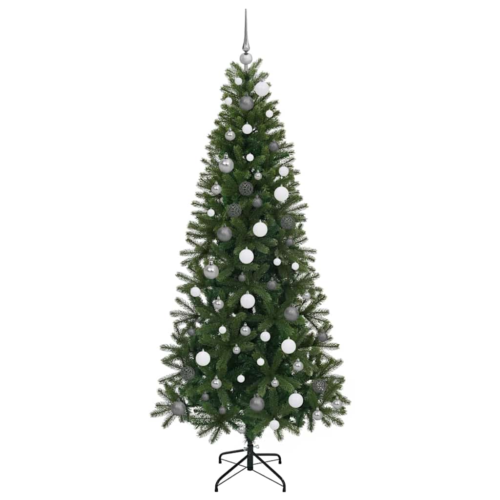 Dirbtinė Kalėdų eglutė su 300 LED Žalia 210 cm PE ir PVC
