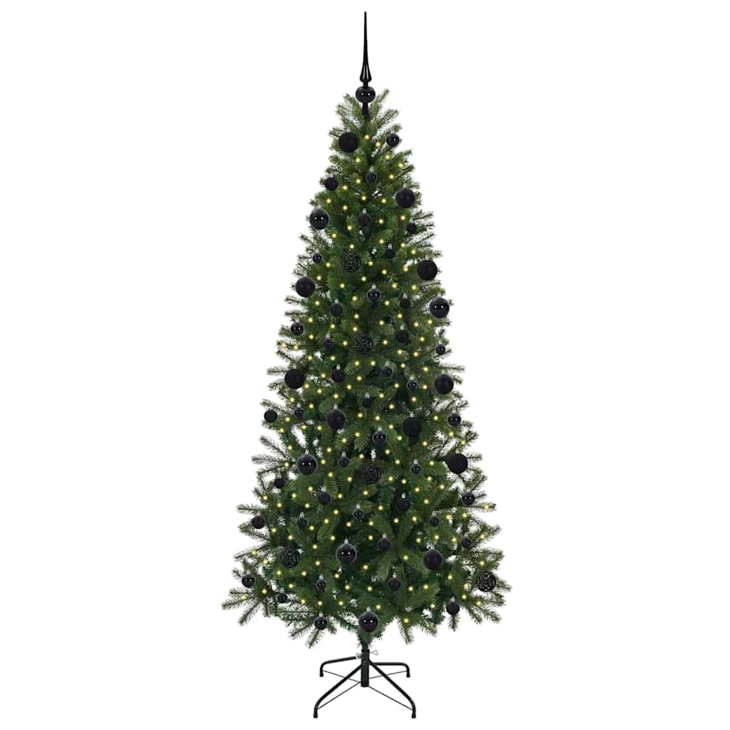 Mākslīgā Ziemassvētku eglīte NORDIC MEADOW, ar 300 LED Zaļa 210 cm. un