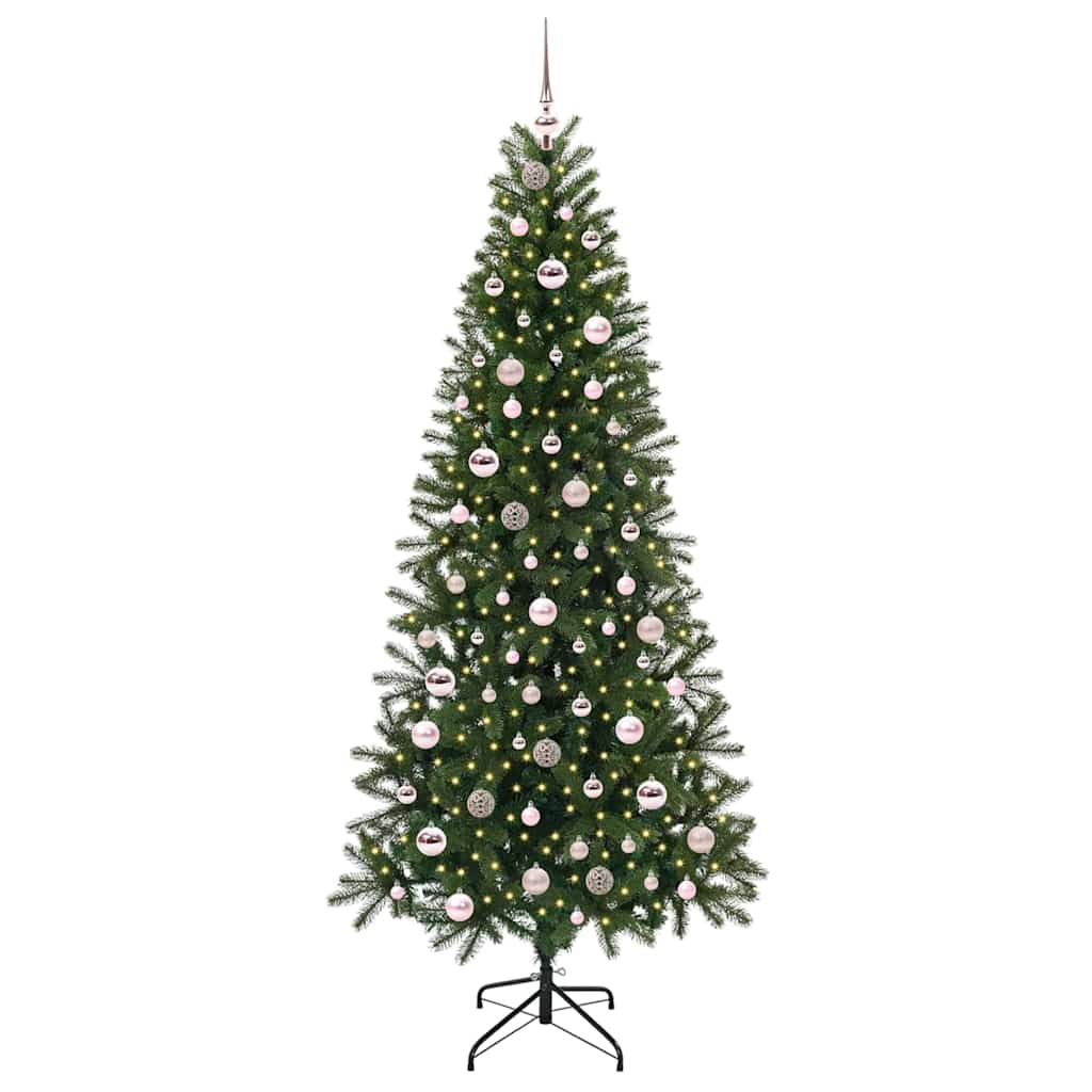 Dirbtinė Kalėdų eglutė NORDIC MEADOW, su 300 LED Žalia 210 cm.  ir