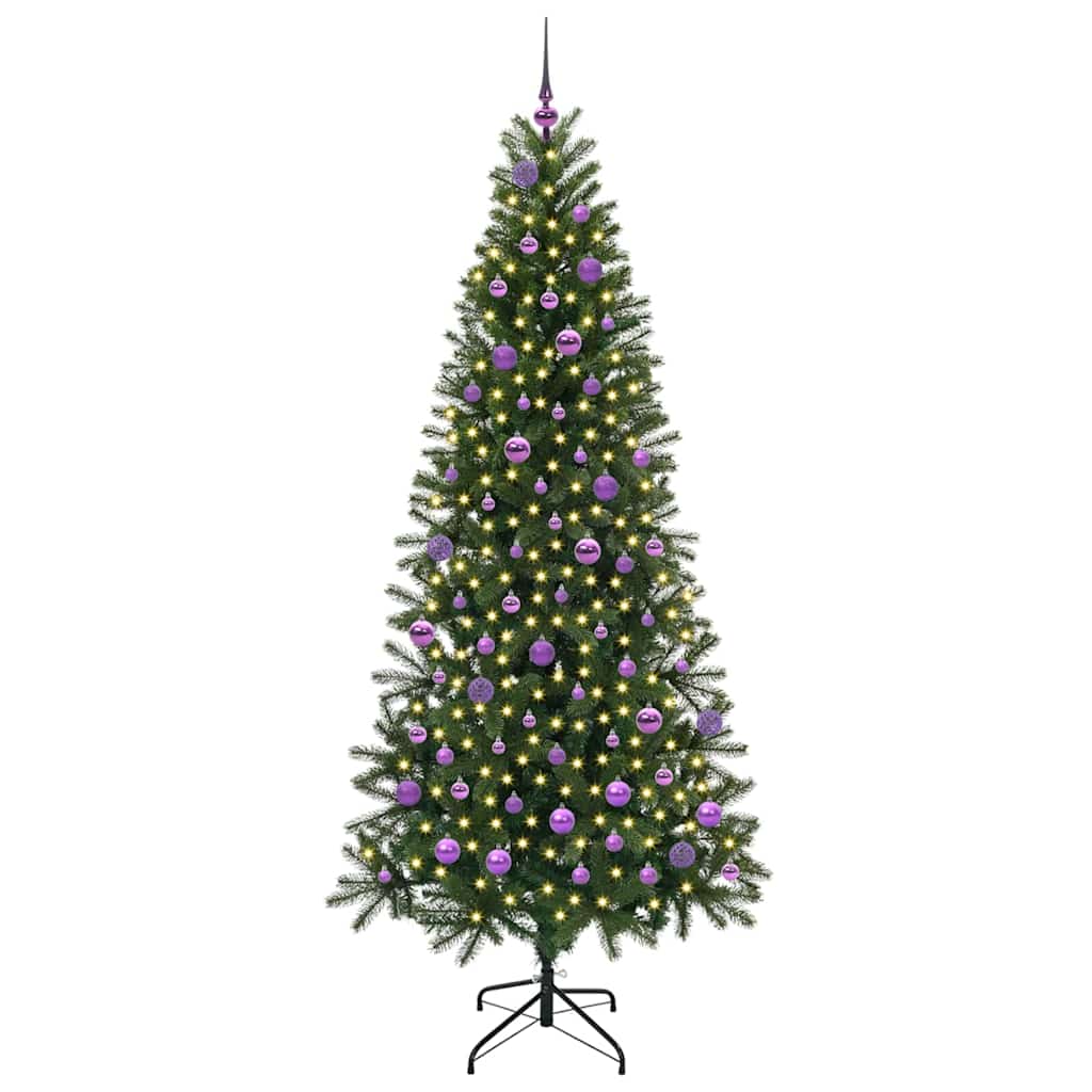Dirbtinė Kalėdų eglutė NORDIC MEADOW, su 300 LED Žalia 210 cm.  ir
