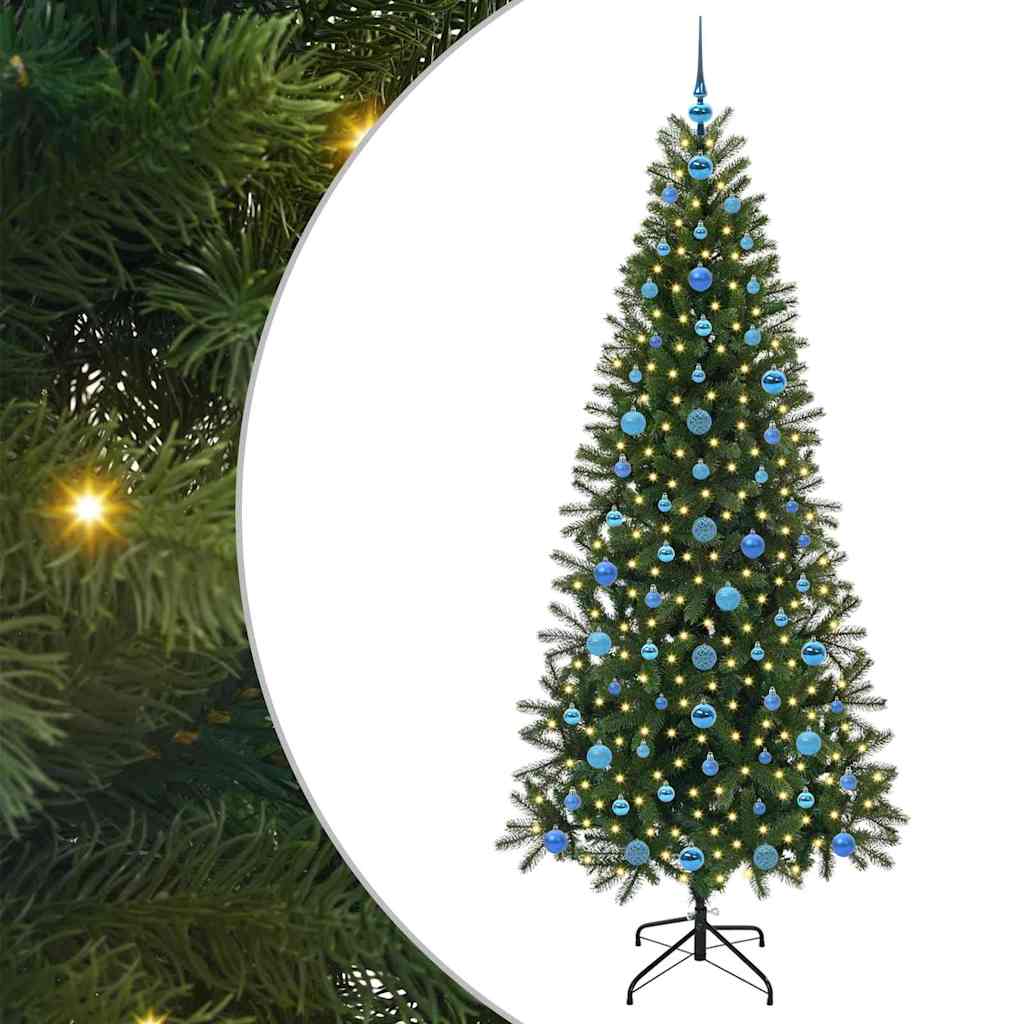 Dirbtinė Kalėdų eglutė NORDIC MEADOW, su 300 LED Žalia 210 cm.  ir