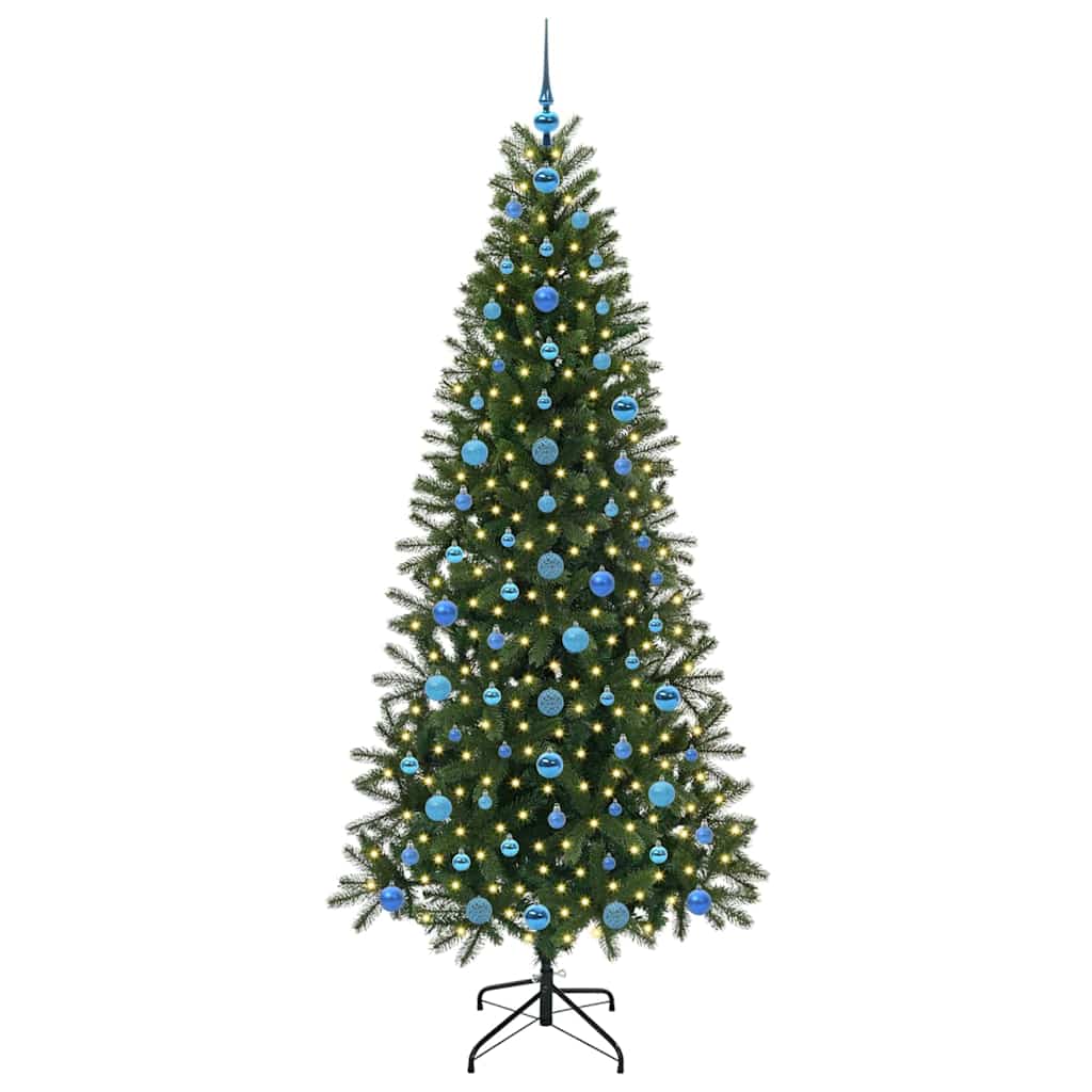 Dirbtinė Kalėdų eglutė NORDIC MEADOW, su 300 LED Žalia 210 cm.  ir