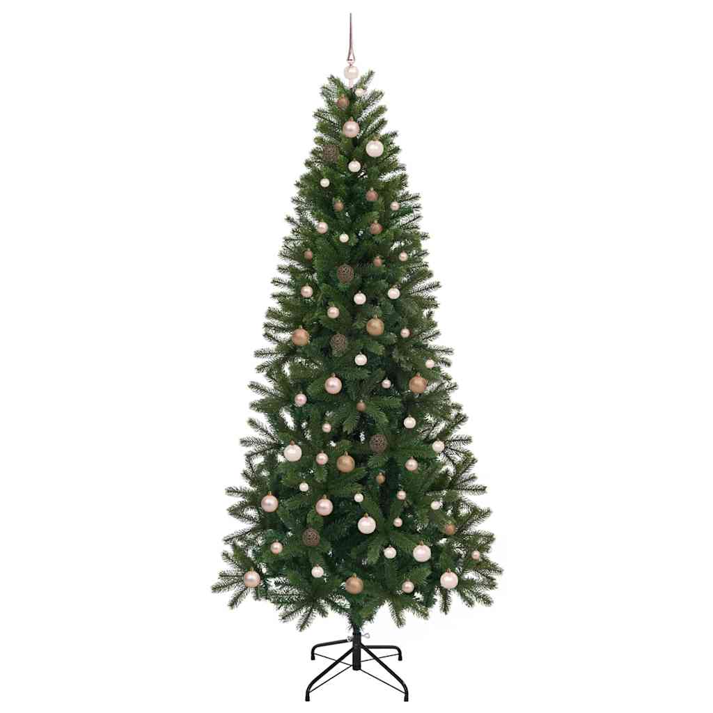 Dirbtinė Kalėdų eglutė su 300 LED Žalia 240 cm PE ir PVC