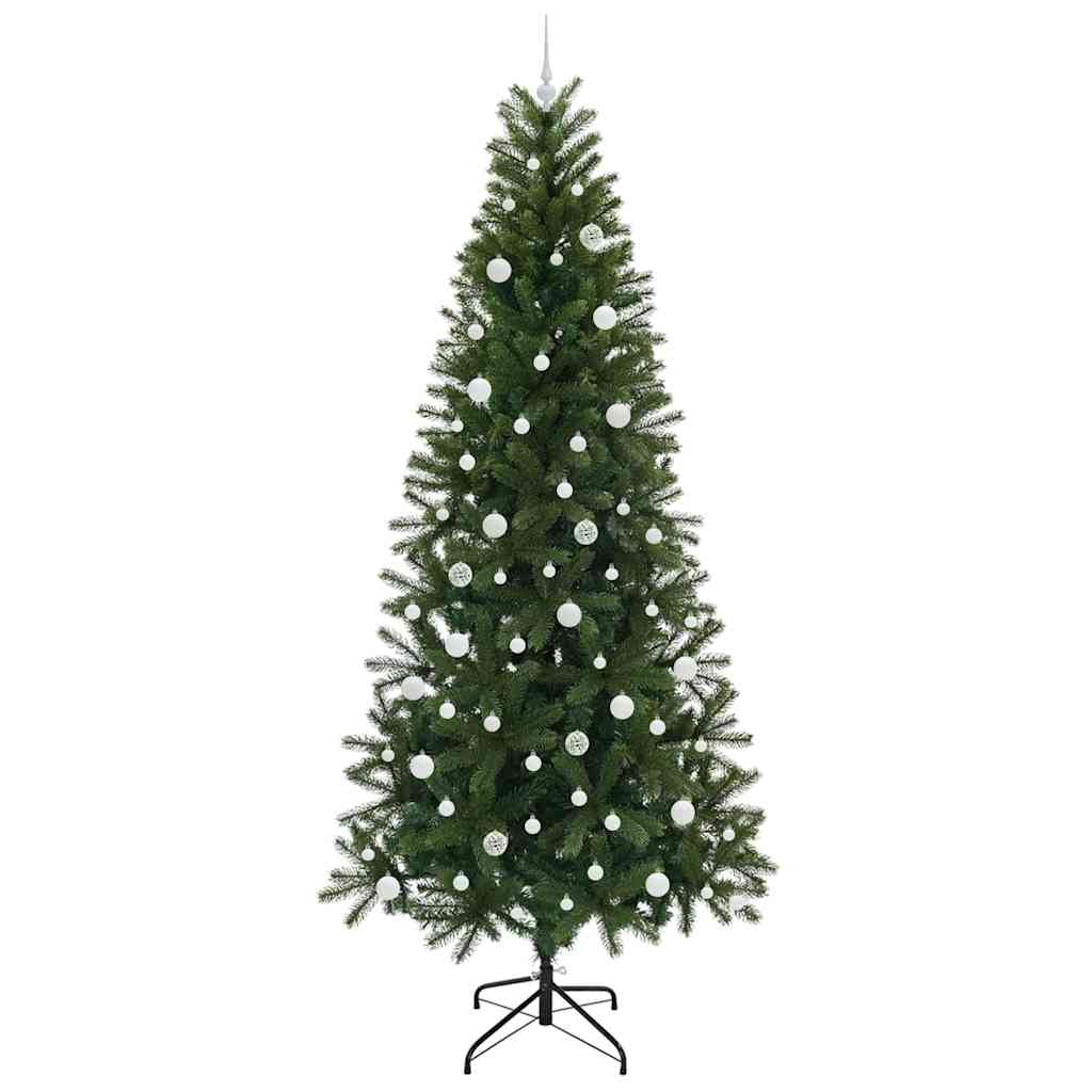 Dirbtinė Kalėdų eglutė su 300 LED Žalia 240 cm PE ir PVC