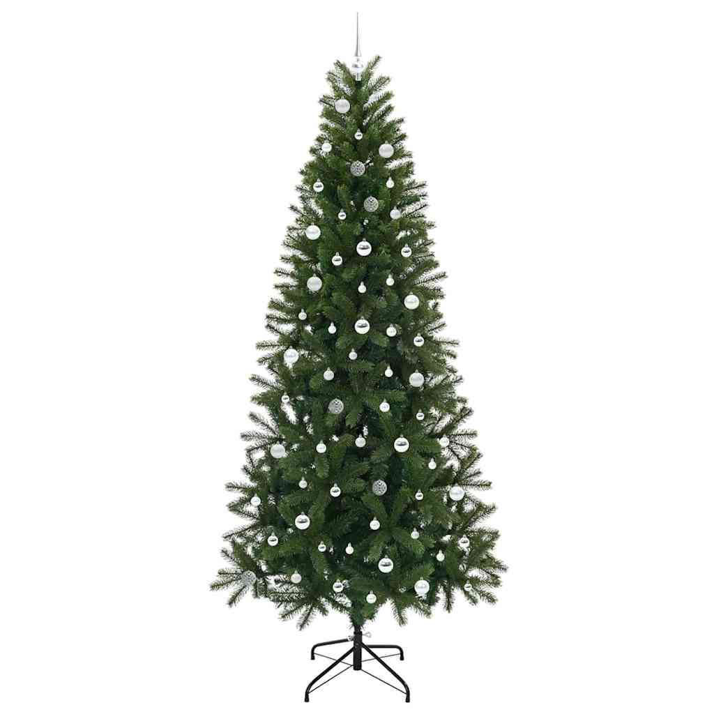 Dirbtinė Kalėdų eglutė su 300 LED Žalia 240 cm PE ir PVC
