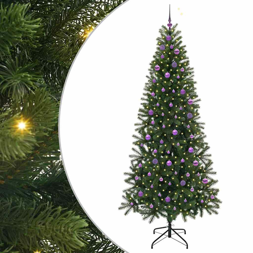 Dirbtinė Kalėdų eglutė SHINE STAR, su 300 LED Žalia 240 cm.  ir