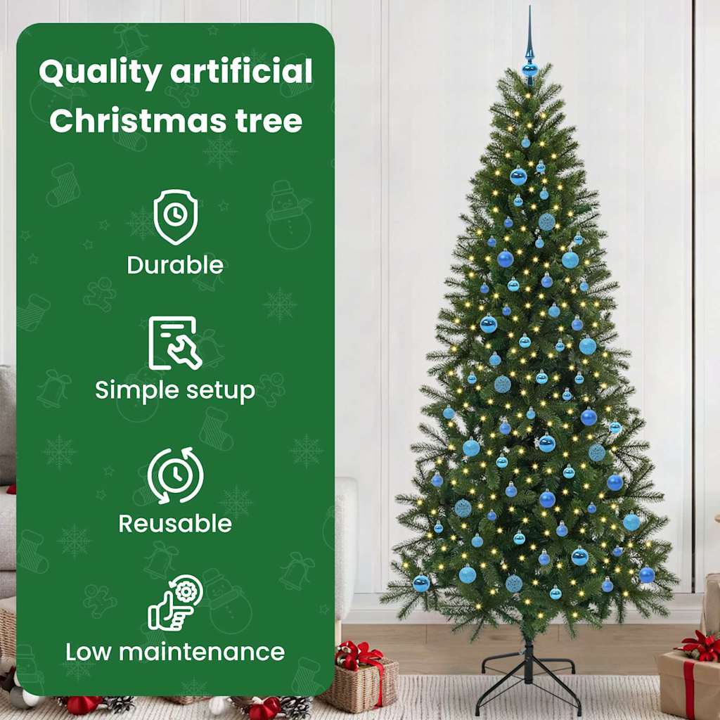 Dirbtinė Kalėdų eglutė SHINE STAR, su 300 LED Žalia 240 cm.  ir