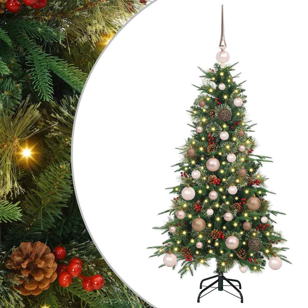 Dirbtinė Sulankstoma Kalėdų Eglutė Žalia 120 cm PE ir PVC