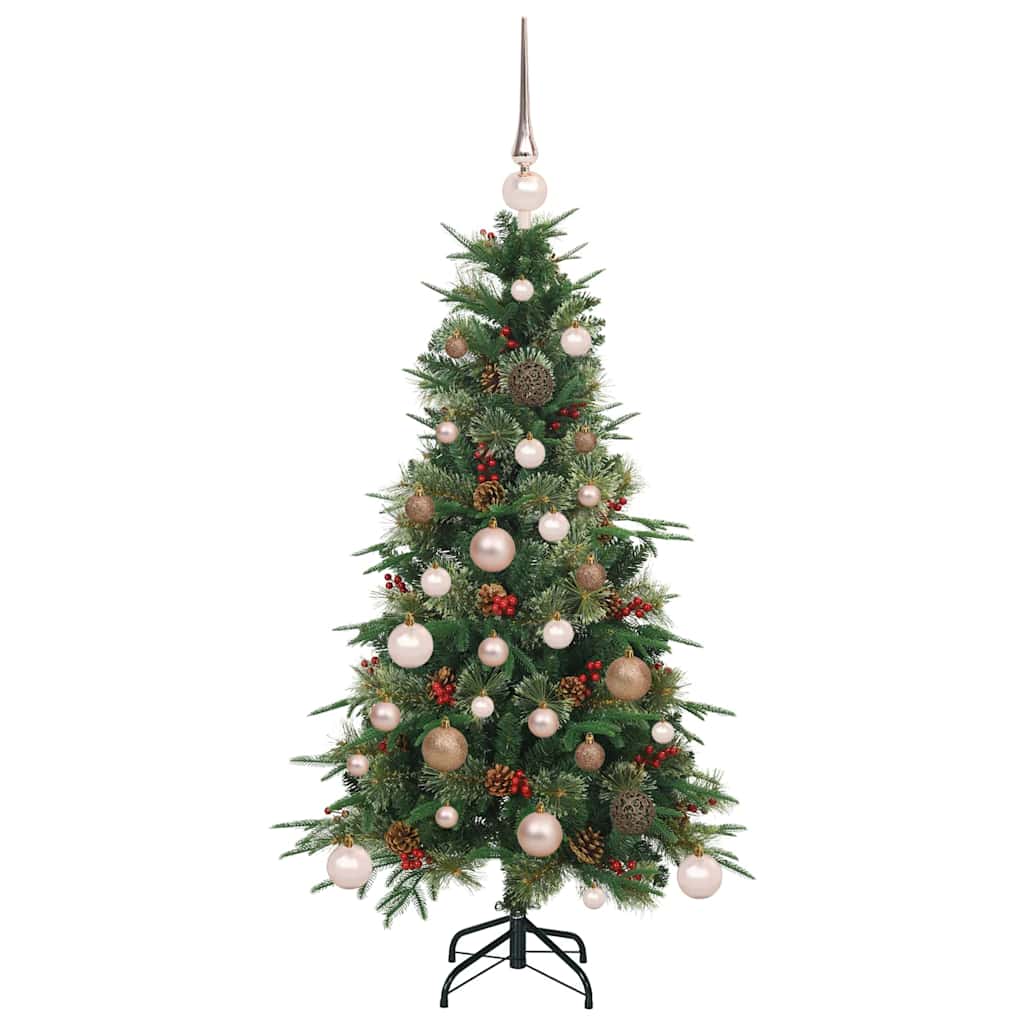 Dirbtinė Sulankstoma Kalėdų Eglutė Žalia 120 cm PE ir PVC