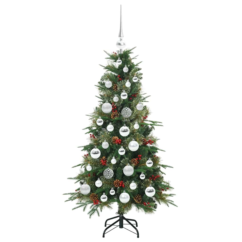 Dirbtinė Sulankstoma Kalėdų Eglutė Žalia 120 cm PE ir PVC