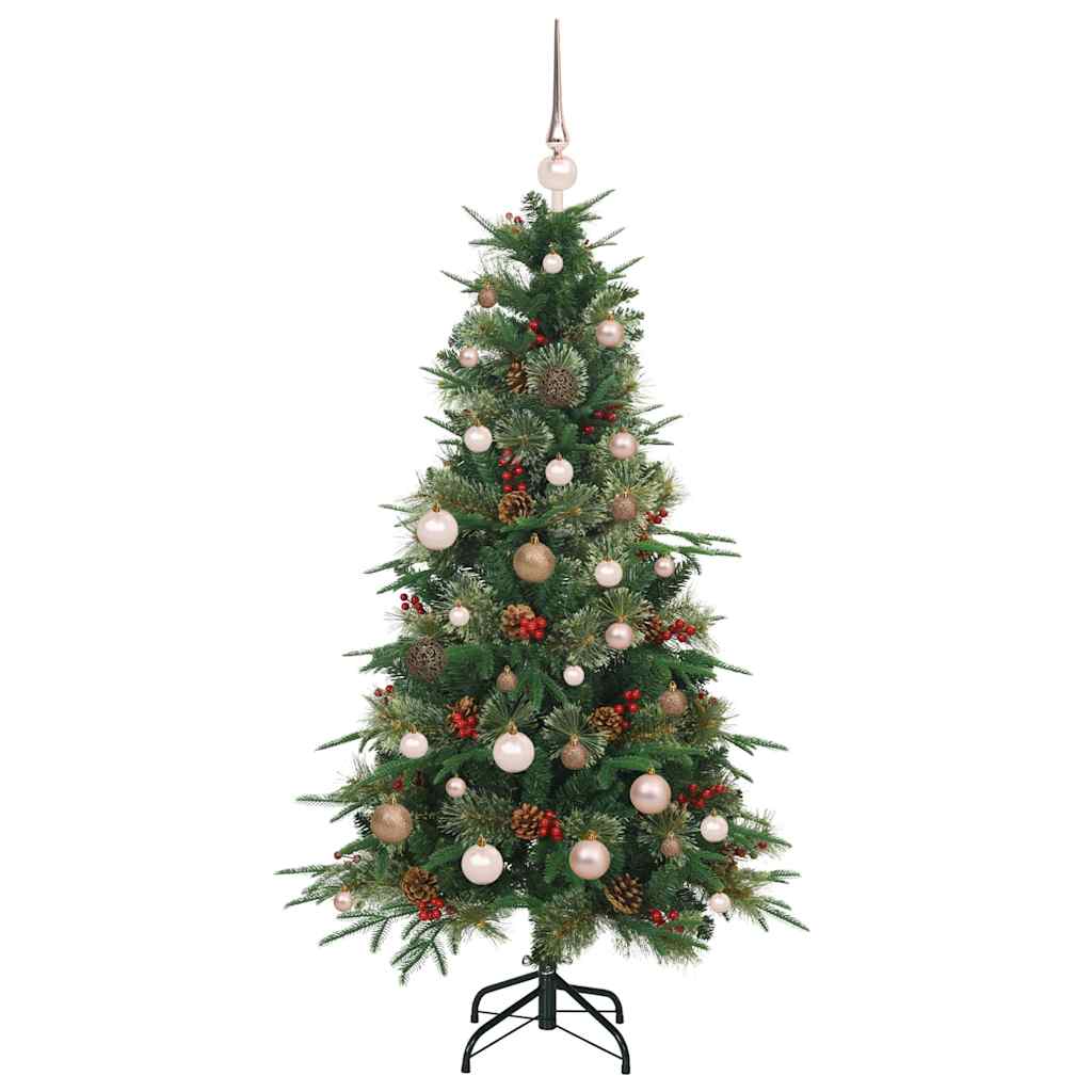 Dirbtinė Sulankstoma Kalėdų Eglutė Žalia 150 cm PE ir PVC