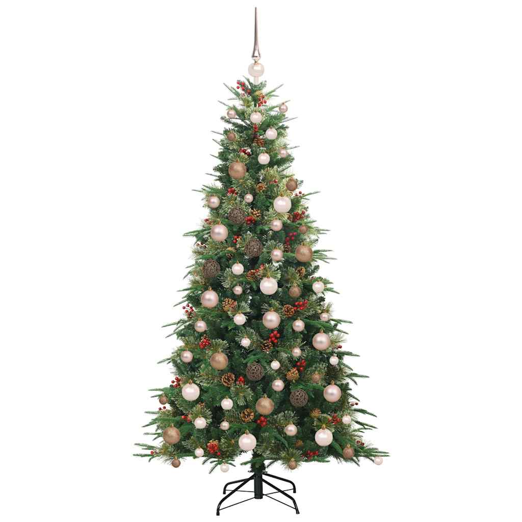 Dirbtinė Sulankstoma Kalėdų Eglutė su 300 LED 180 cm PE ir PVC