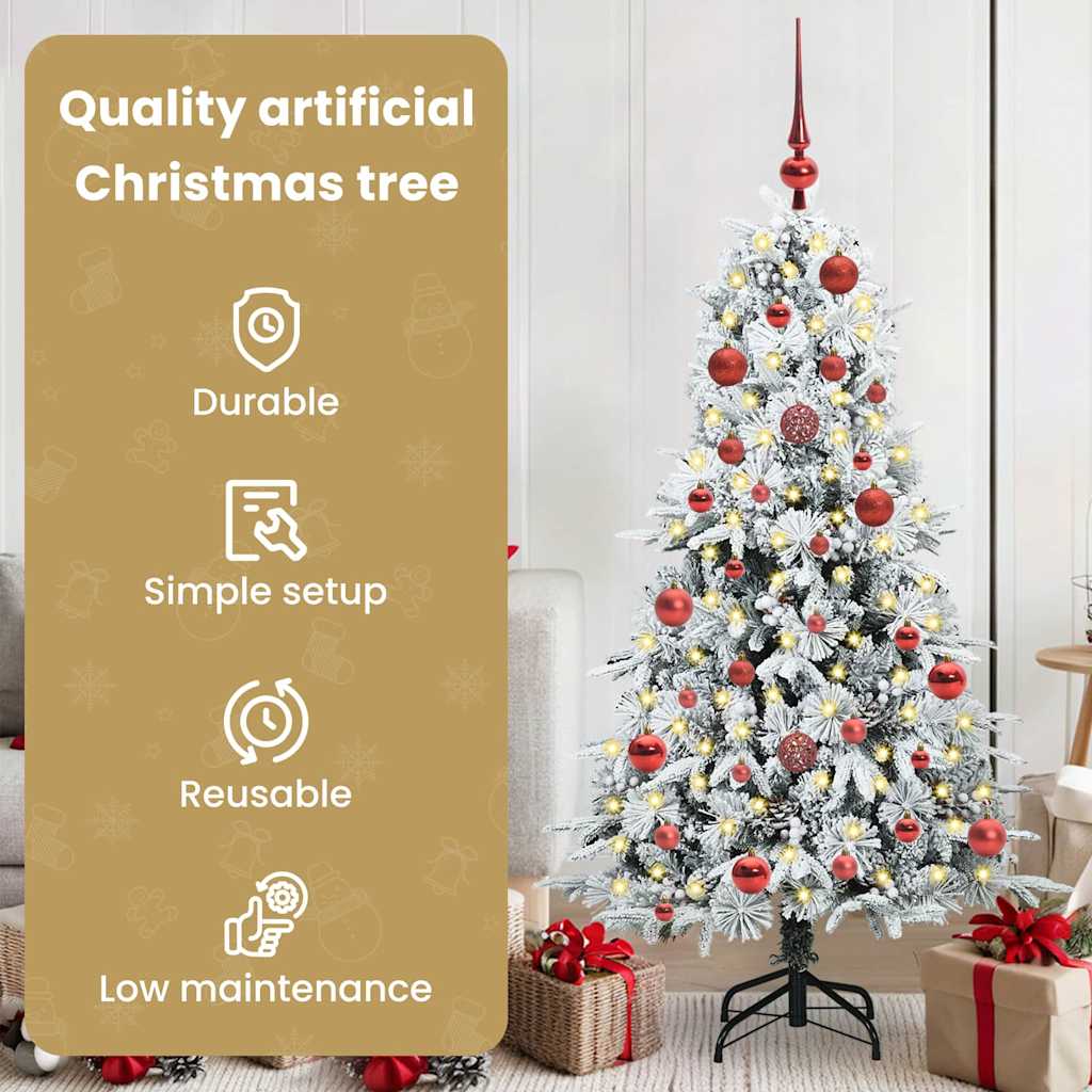 Mākslīgā saliekamā Ziemassvētku eglīte GROVE SHINE, Zaļa 150 cm. un