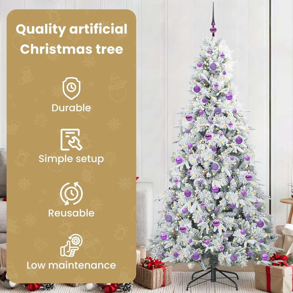 Mākslīgā saliekamā Ziemassvētku egle CROWN PINE, zaļa, 210 cm. un