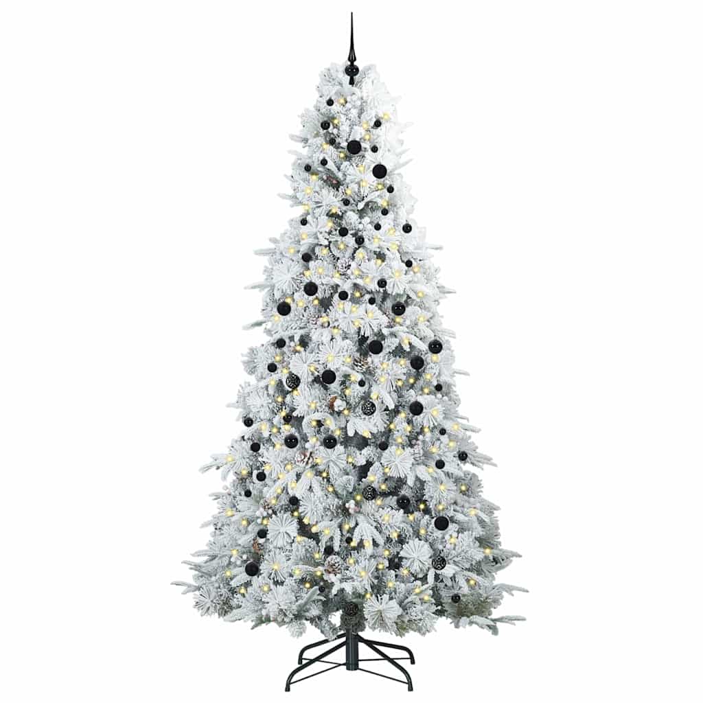 Dirbtinė Sulankstoma Kalėdų Eglutė POLAR CRYSTAL, Žalia 240 cm.  ir