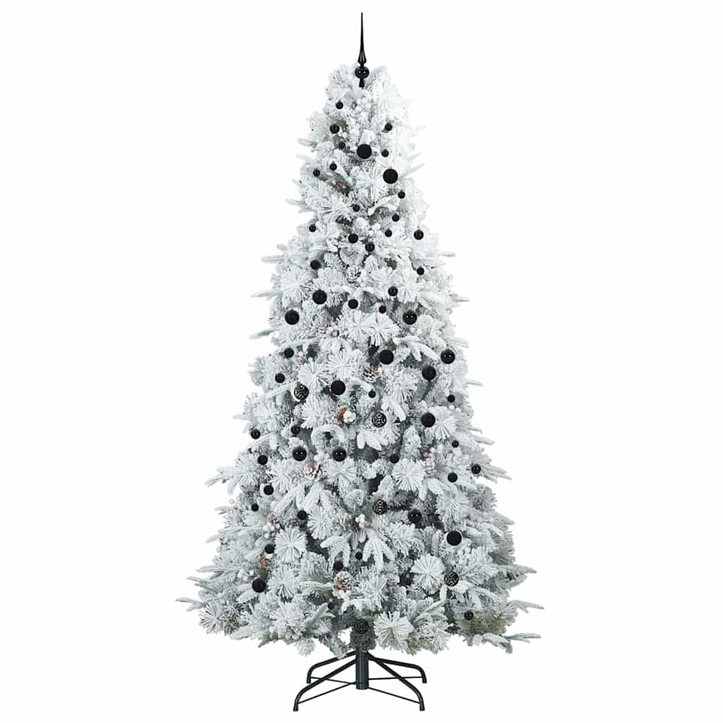 Dirbtinė Sulankstoma Kalėdų Eglutė POLAR CRYSTAL, Žalia 240 cm.  ir