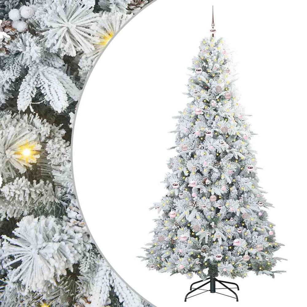 Dirbtinė Sulankstoma Kalėdų Eglutė POLAR CRYSTAL, Žalia 240 cm.  ir