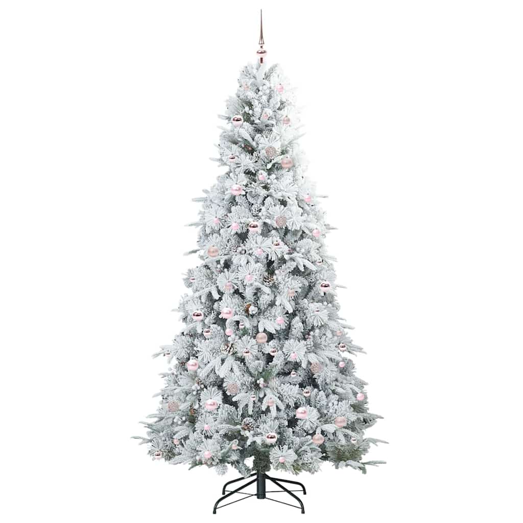 Dirbtinė Sulankstoma Kalėdų Eglutė POLAR CRYSTAL, Žalia 240 cm.  ir