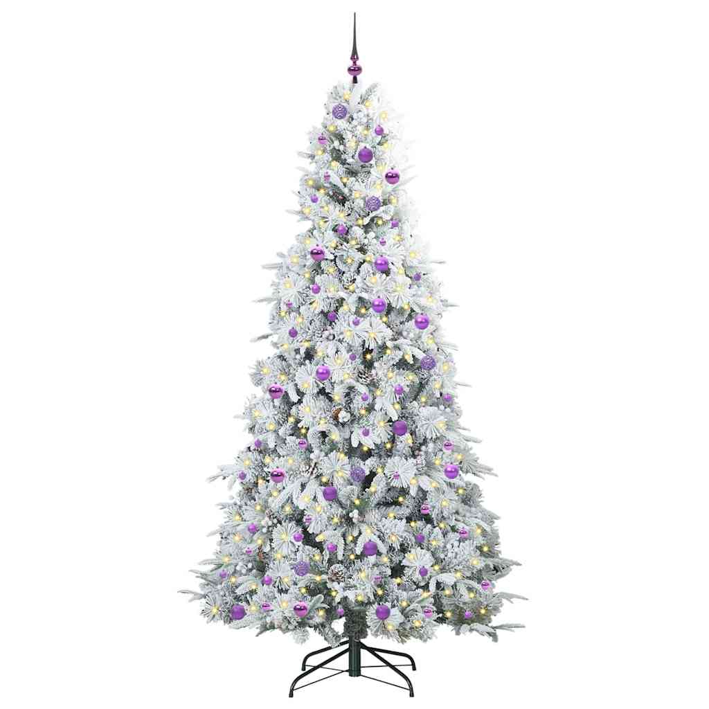 Dirbtinė Sulankstoma Kalėdų Eglutė POLAR CRYSTAL, Žalia 240 cm.  ir