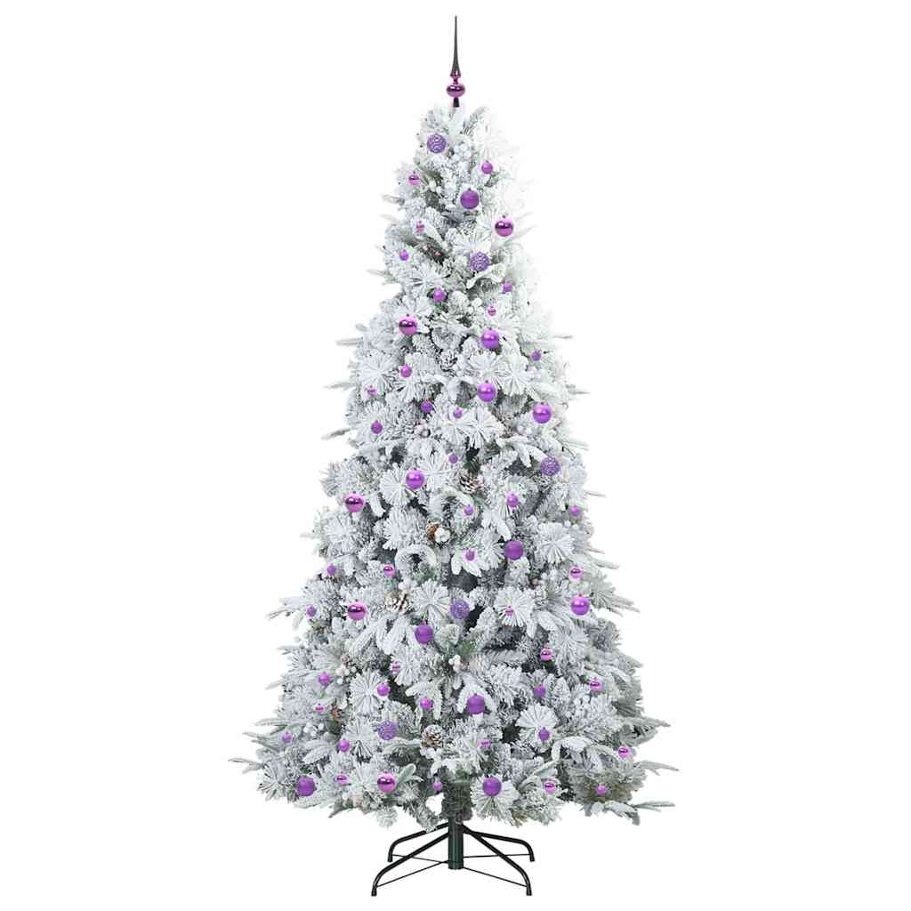 Dirbtinė Sulankstoma Kalėdų Eglutė POLAR CRYSTAL, Žalia 240 cm.  ir