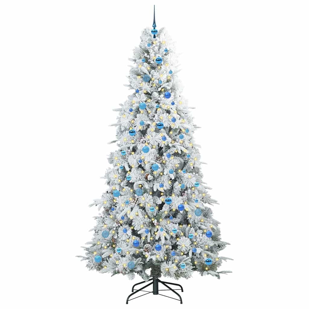 Dirbtinė Sulankstoma Kalėdų Eglutė POLAR CRYSTAL, Žalia 240 cm.  ir