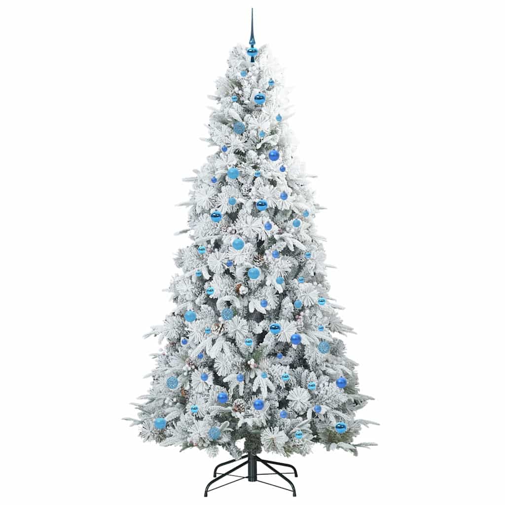 Dirbtinė Sulankstoma Kalėdų Eglutė POLAR CRYSTAL, Žalia 240 cm.  ir