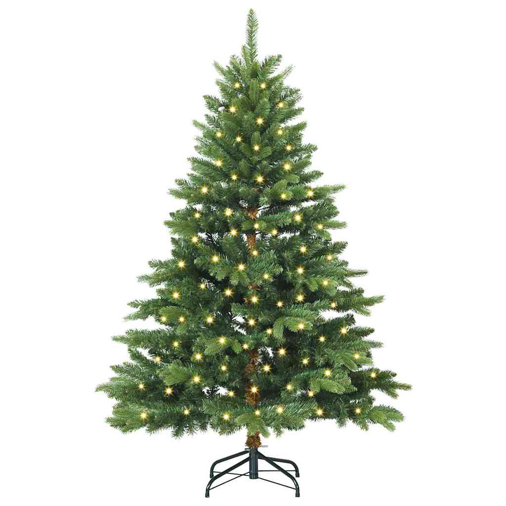 Dirbtinė Kalėdų eglutė su 150 LED Žalia 120 cm PE ir PVC