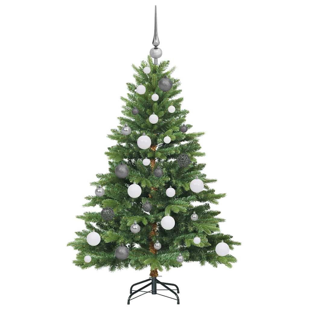 Dirbtinė Kalėdų eglutė su 150 LED Žalia 120 cm PE ir PVC