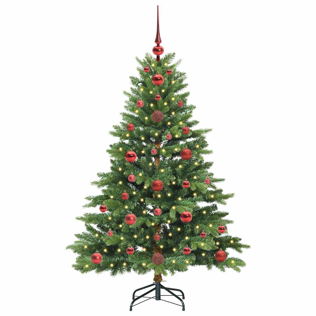 Dirbtinė Kalėdų eglutė su 150 LED Žalia 120 cm PE ir PVC