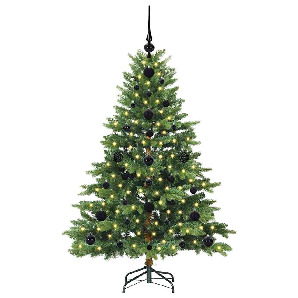 Dirbtinė Kalėdų eglutė su 150 LED Žalia 120 cm PE ir PVC