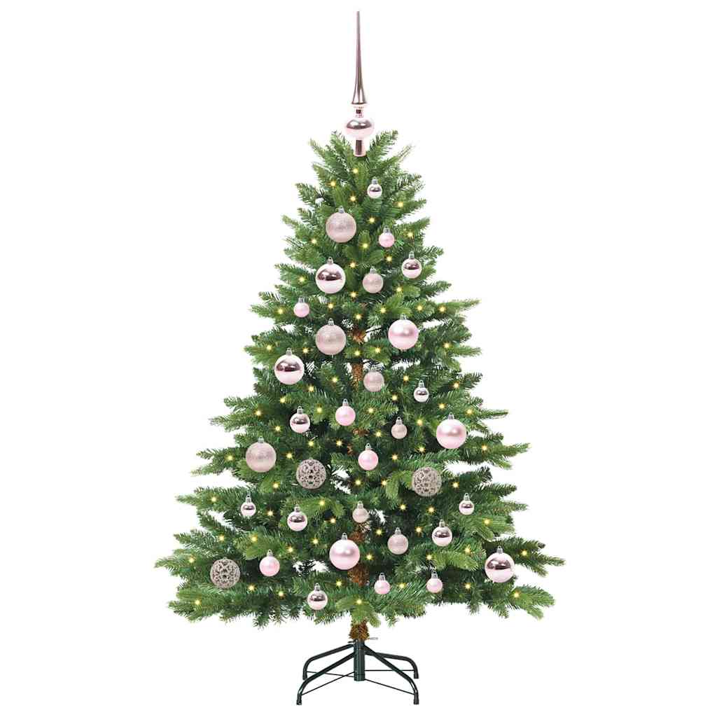 Dirbtinė Kalėdų eglutė su 150 LED Žalia 120 cm PE ir PVC