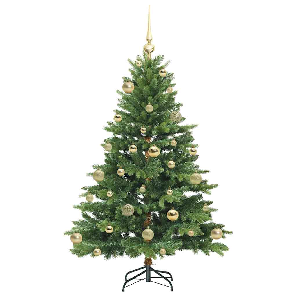 Dirbtinė Kalėdų eglutė su 150 LED Žalia 120 cm PE ir PVC