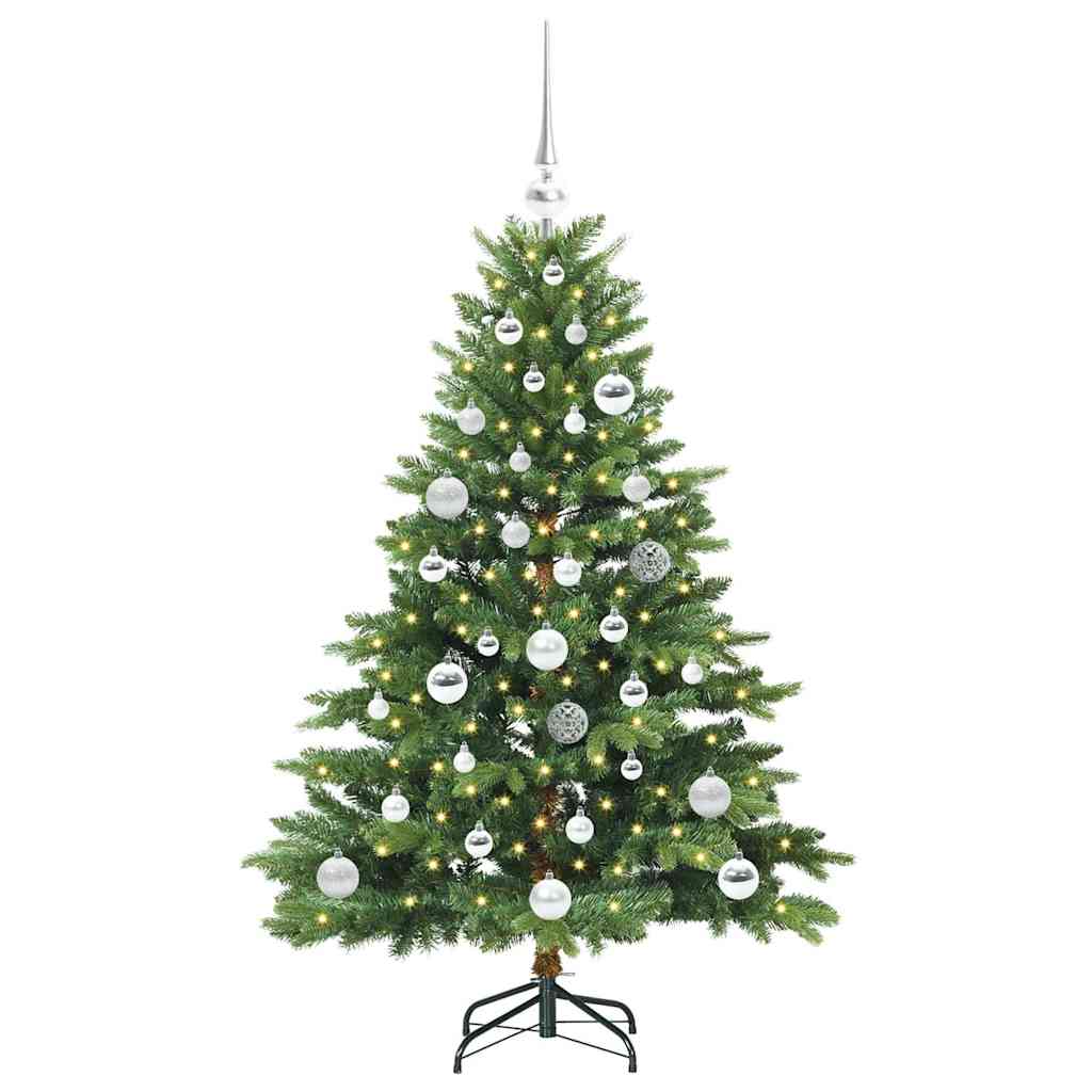 Dirbtinė Kalėdų eglutė su 150 LED Žalia 120 cm PE ir PVC