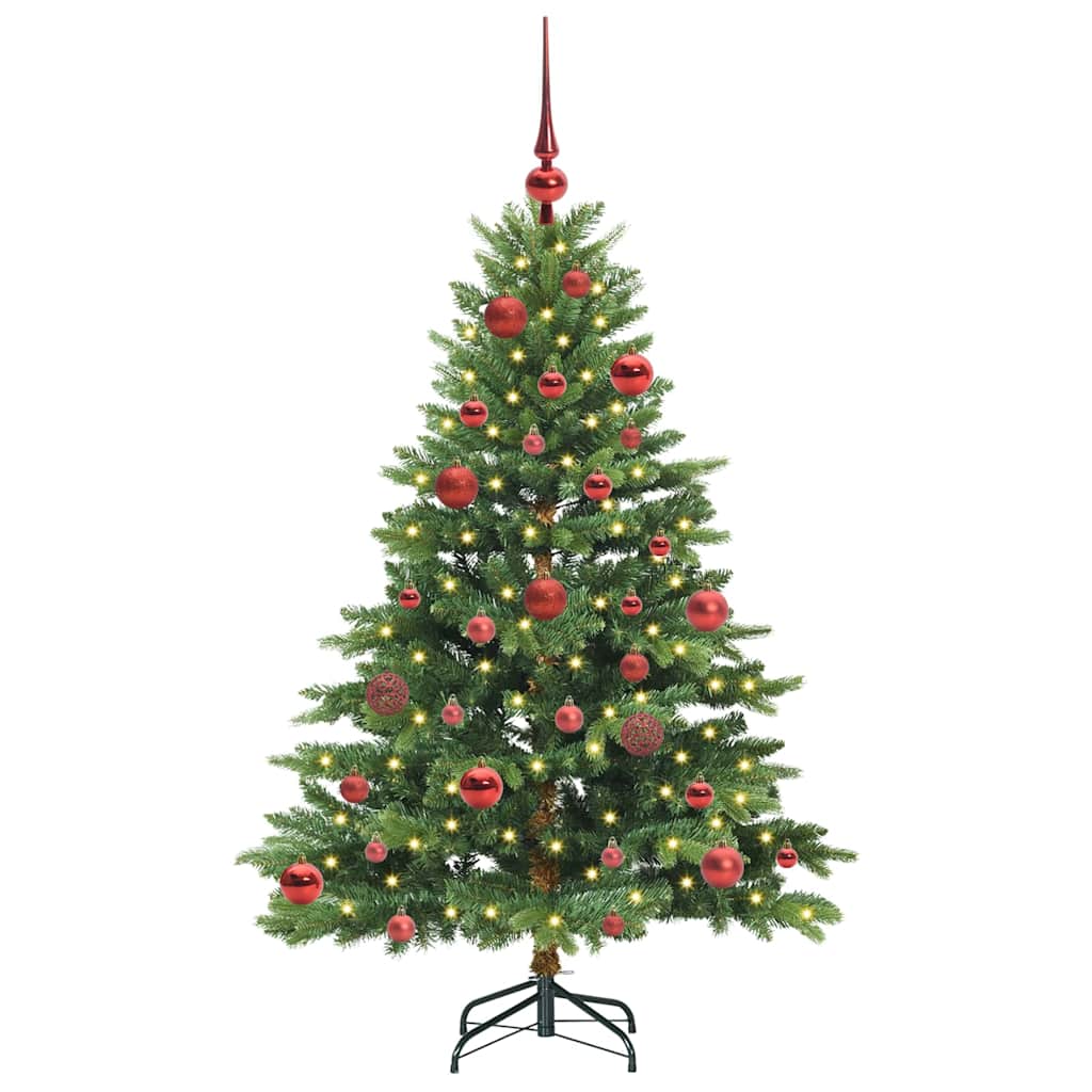 Dirbtinė Kalėdų eglutė su 150 LED Žalia 150 cm PE ir PVC