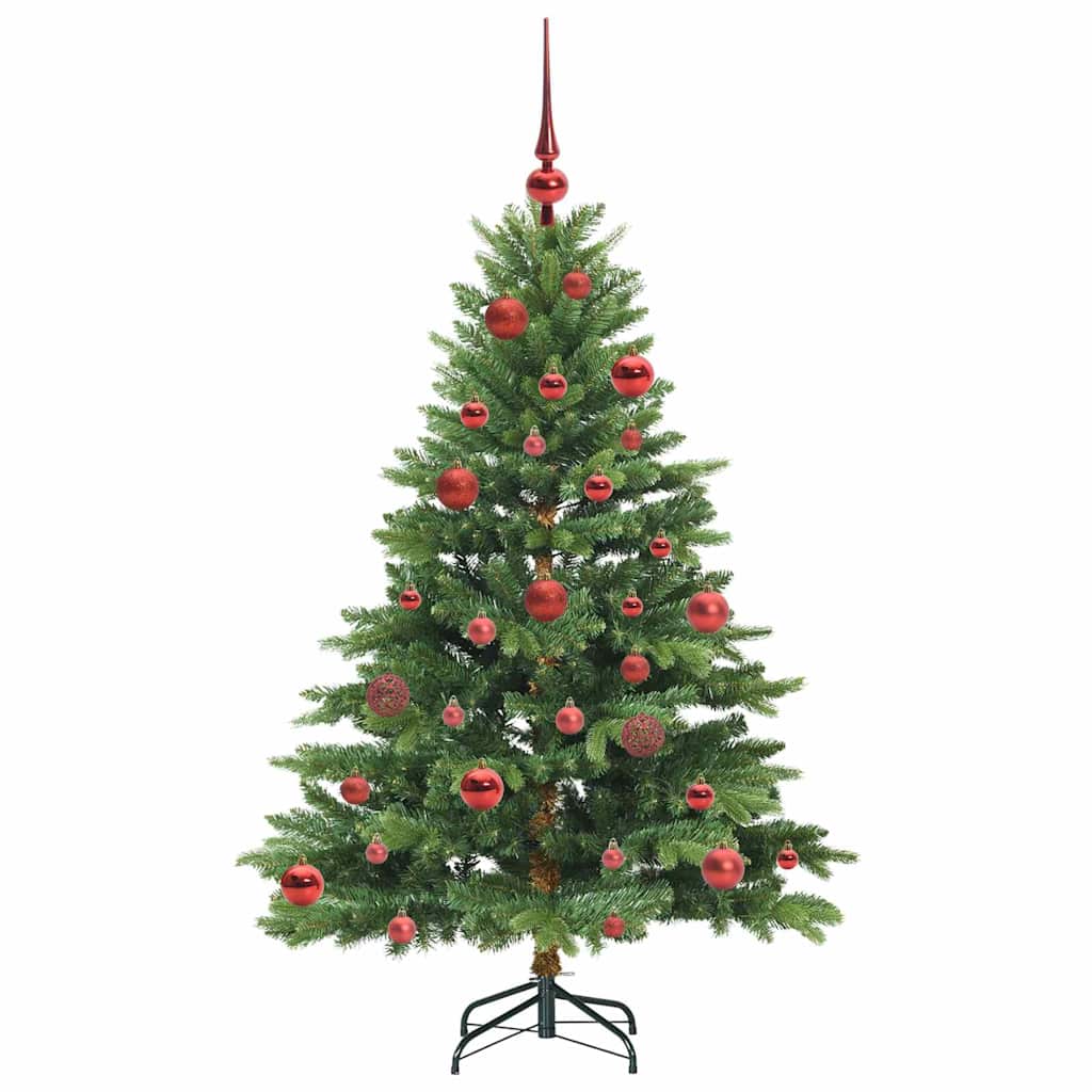 Dirbtinė Kalėdų eglutė su 150 LED Žalia 150 cm PE ir PVC
