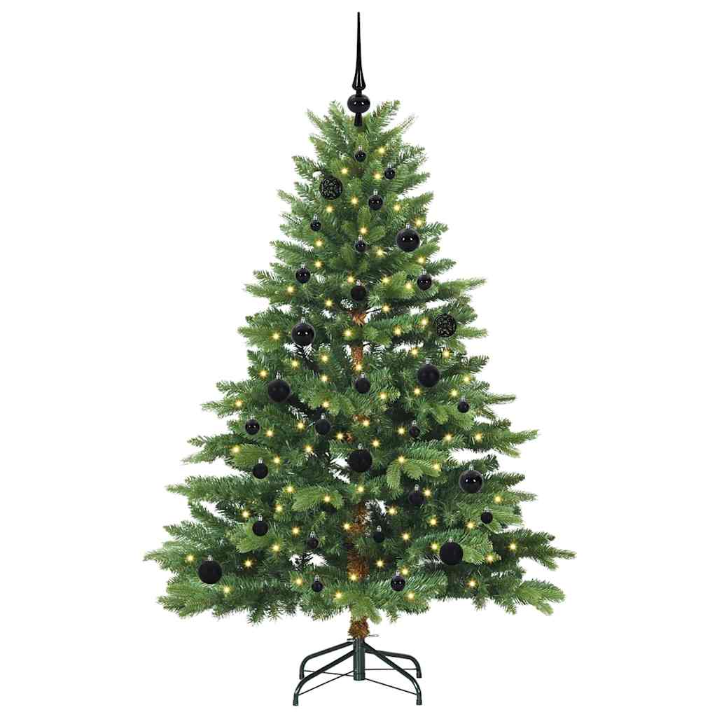 Dirbtinė Kalėdų eglutė su 150 LED Žalia 150 cm PE ir PVC