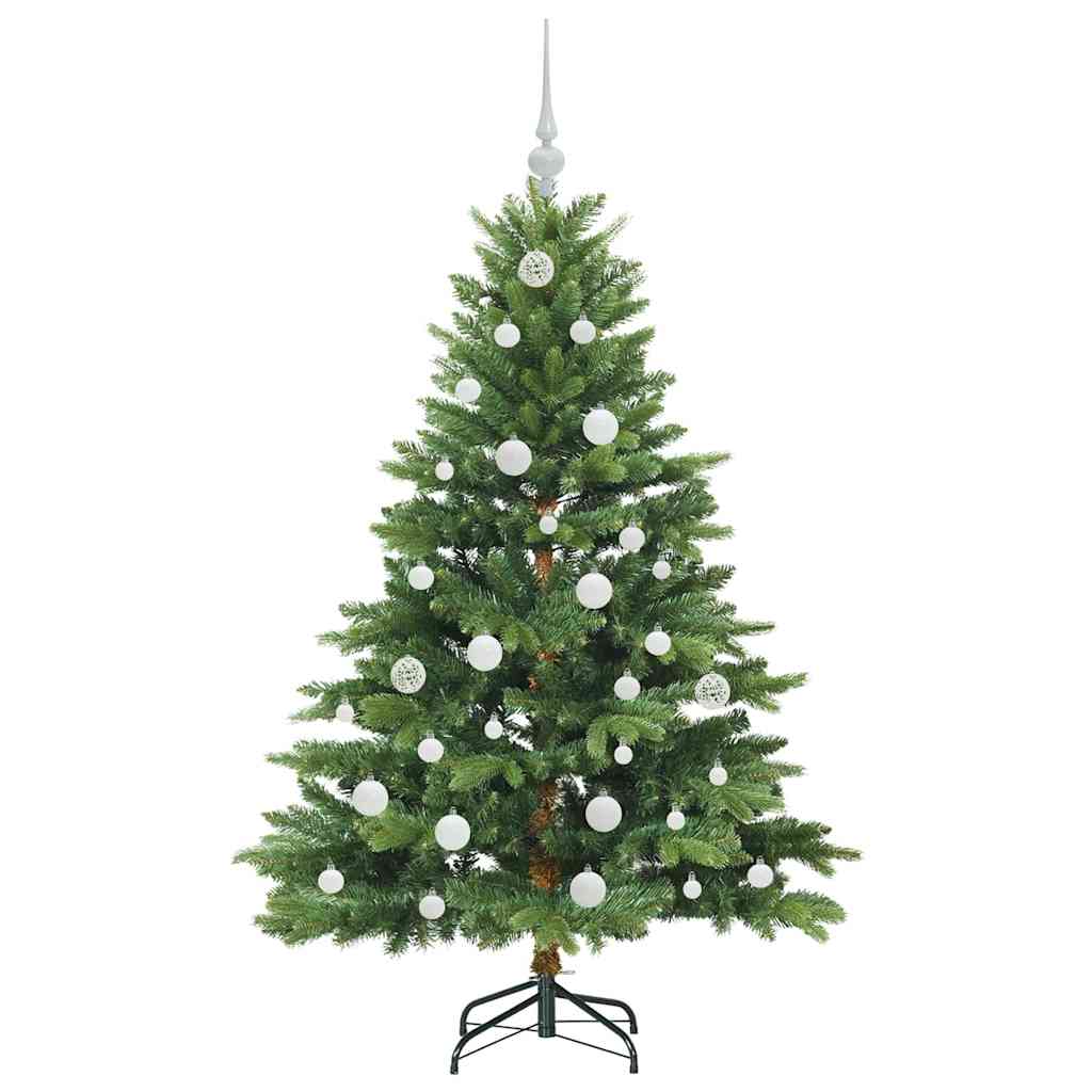 Mākslīgā Ziemassvētku eglīte ar 150 LED, zaļa, 150 cm, PE un PVC