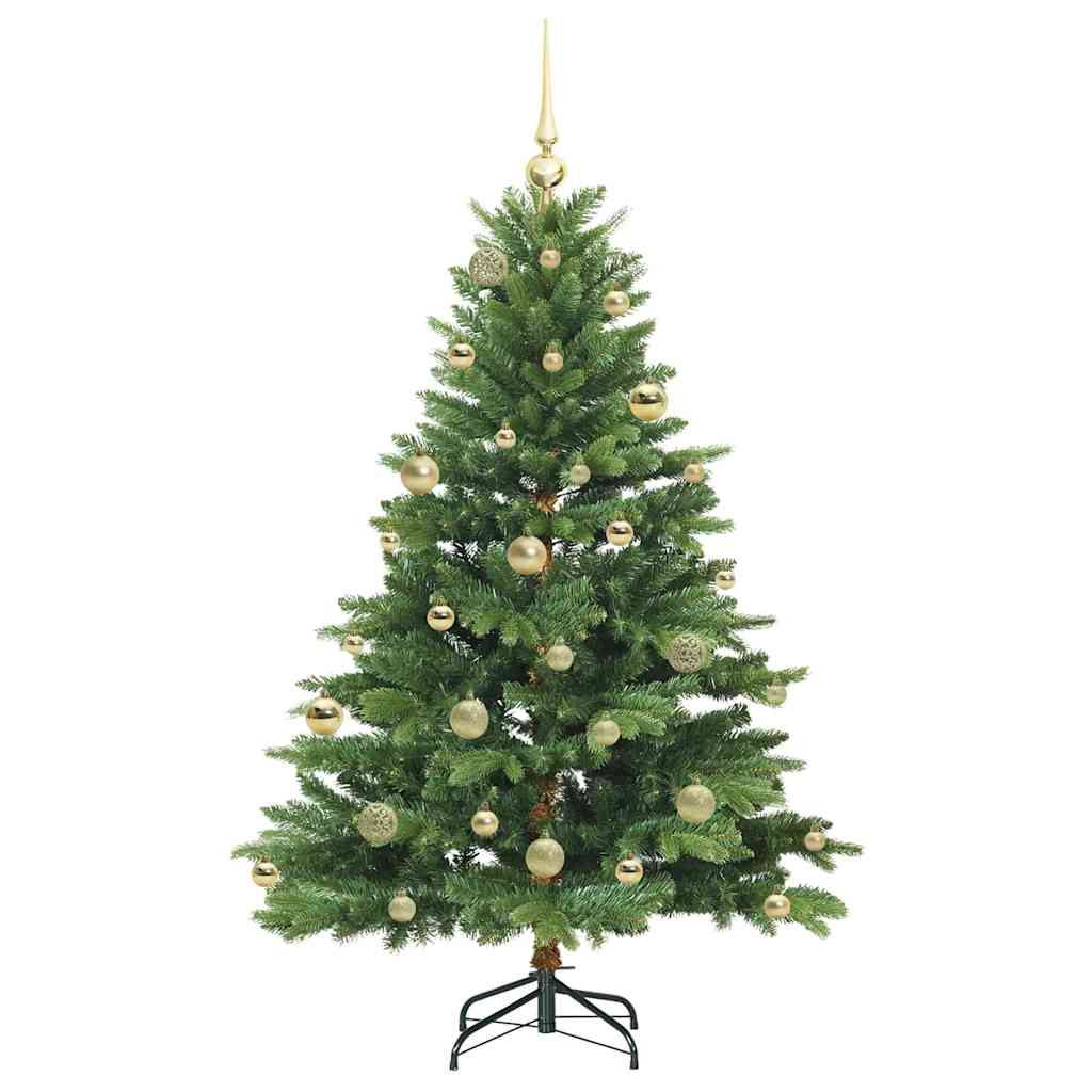 Dirbtinė Kalėdų eglutė su 150 LED Žalia 150 cm PE ir PVC