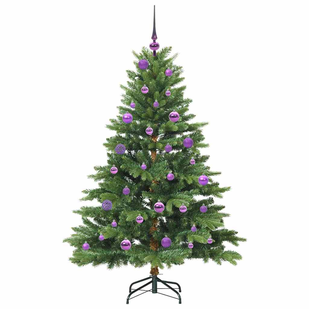 Dirbtinė Kalėdų eglutė su 150 LED Žalia 150 cm PE ir PVC