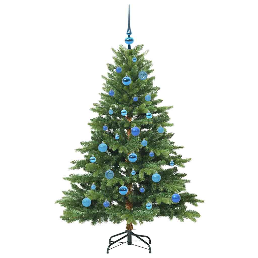 Mākslīgā Ziemassvētku eglīte ar 150 LED, zaļa, 150 cm, PE un PVC