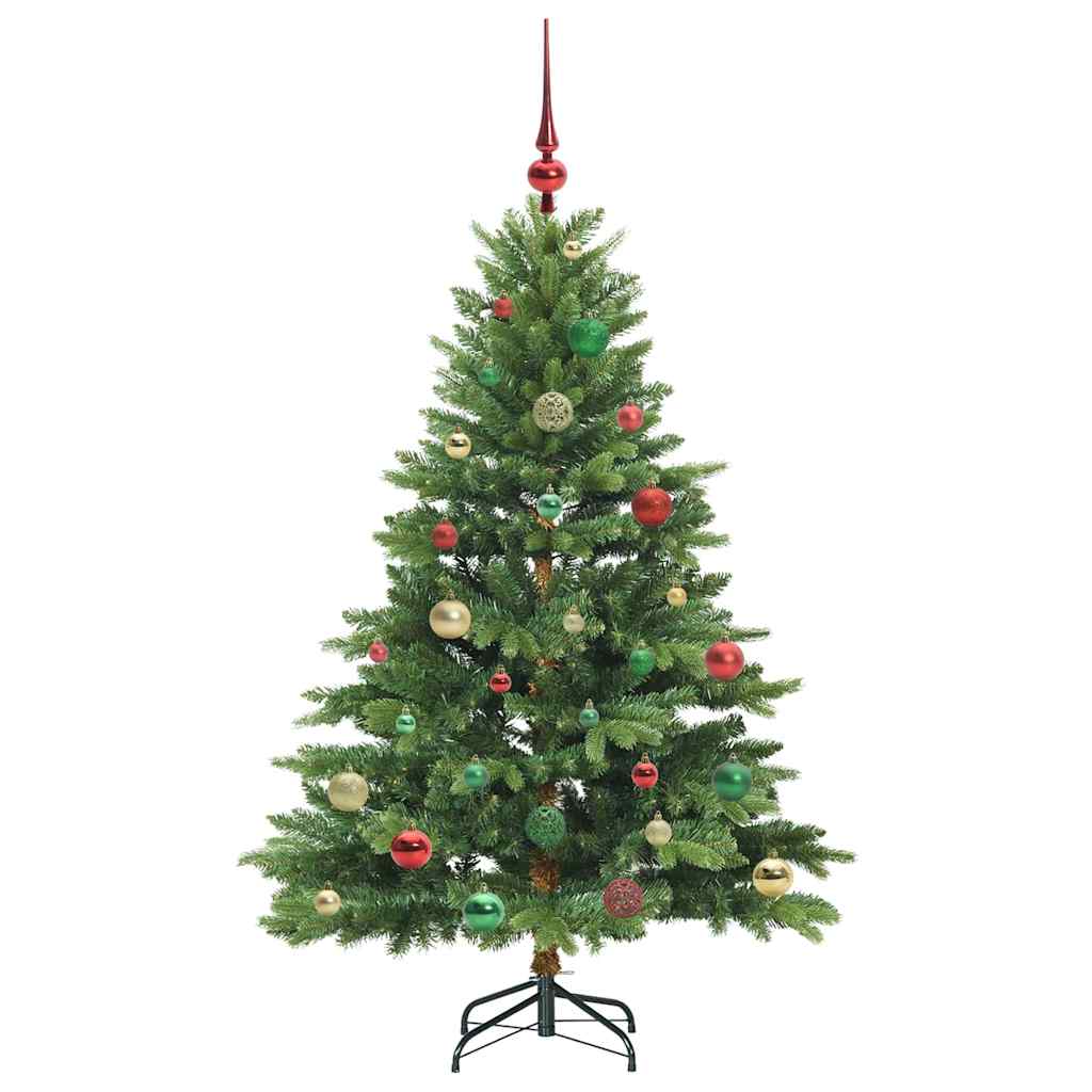 Dirbtinė Kalėdų eglutė su 150 LED Žalia 150 cm PE ir PVC