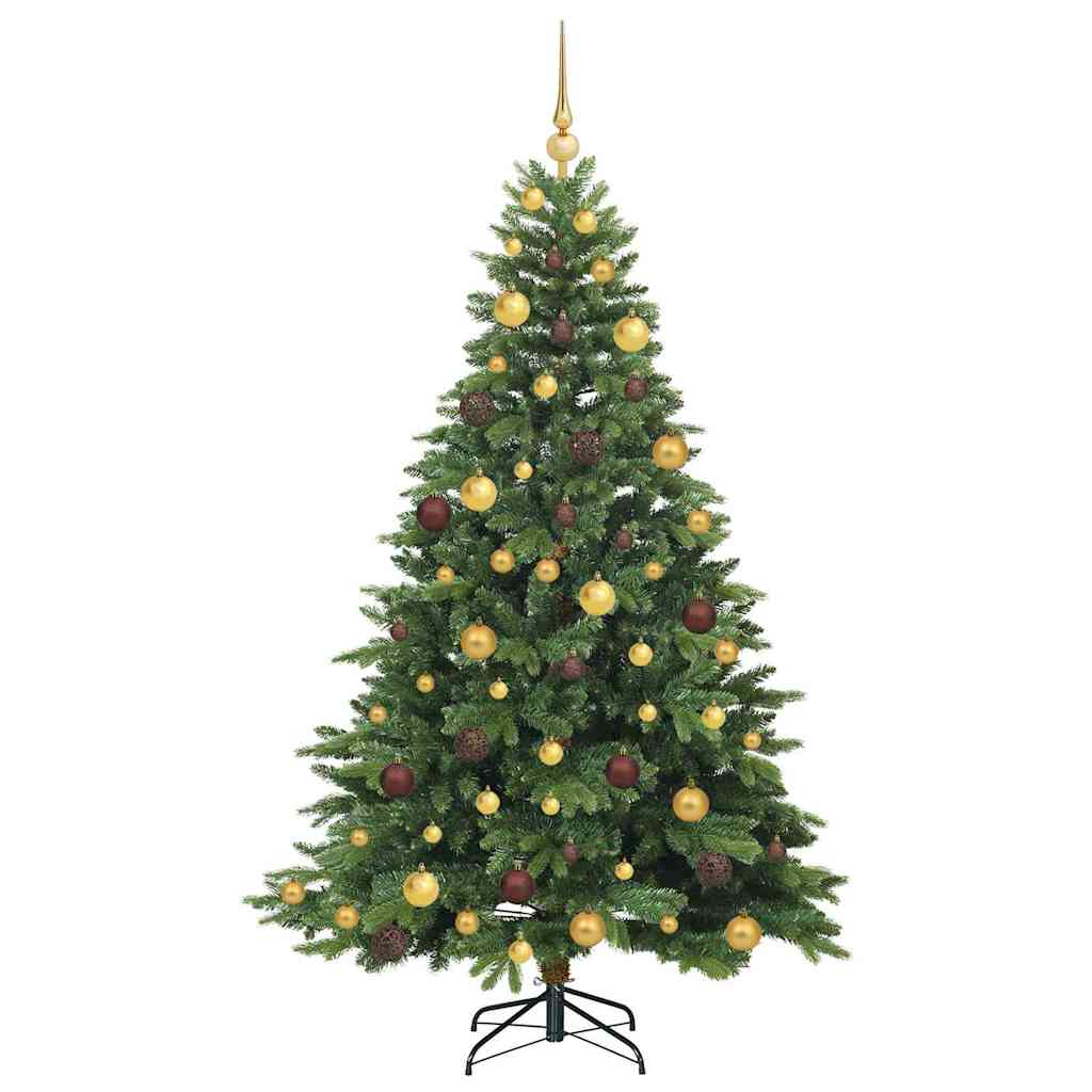 Dirbtinė Kalėdų eglutė su 300 LED Žalia 180 cm PE ir PVC
