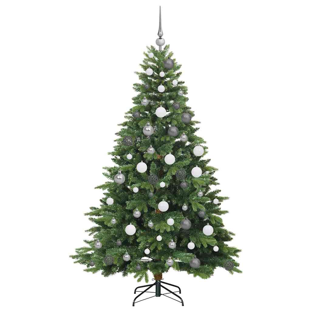 Dirbtinė Kalėdų eglutė su 300 LED Žalia 180 cm PE ir PVC