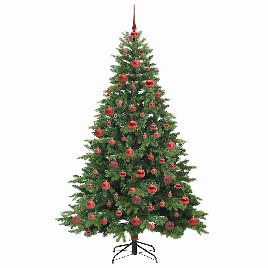 Dirbtinė Kalėdų eglutė su 300 LED Žalia 180 cm PE ir PVC