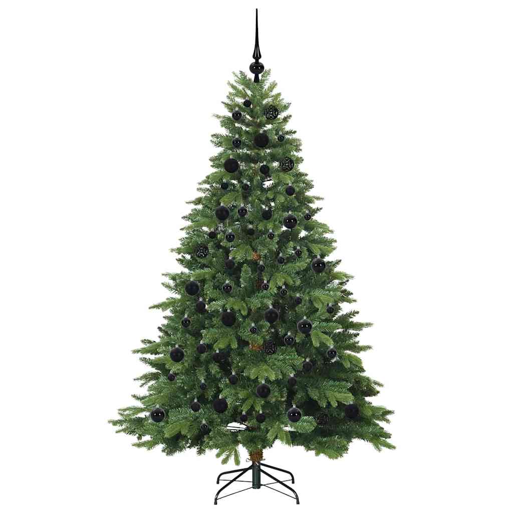 Dirbtinė Kalėdų eglutė su 300 LED Žalia 180 cm PE ir PVC