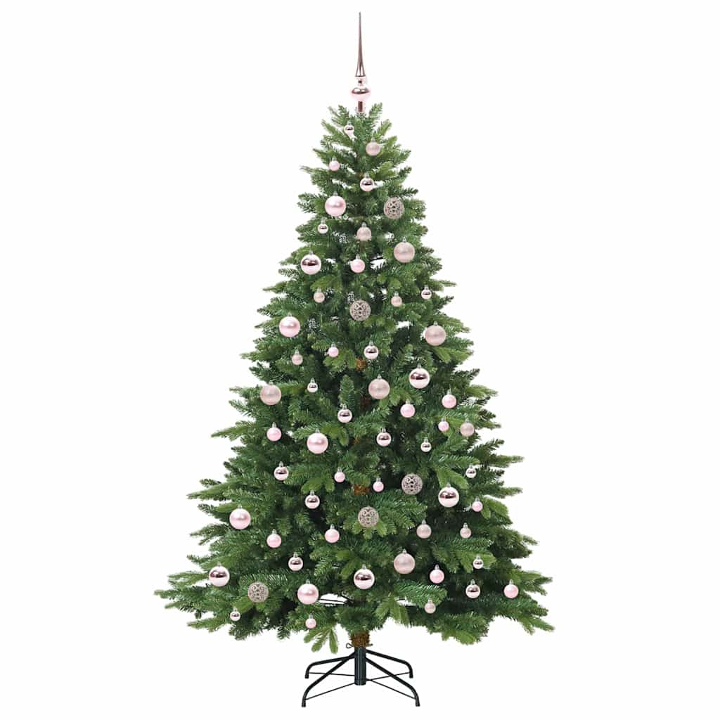 Dirbtinė Kalėdų eglutė su 300 LED Žalia 180 cm PE ir PVC