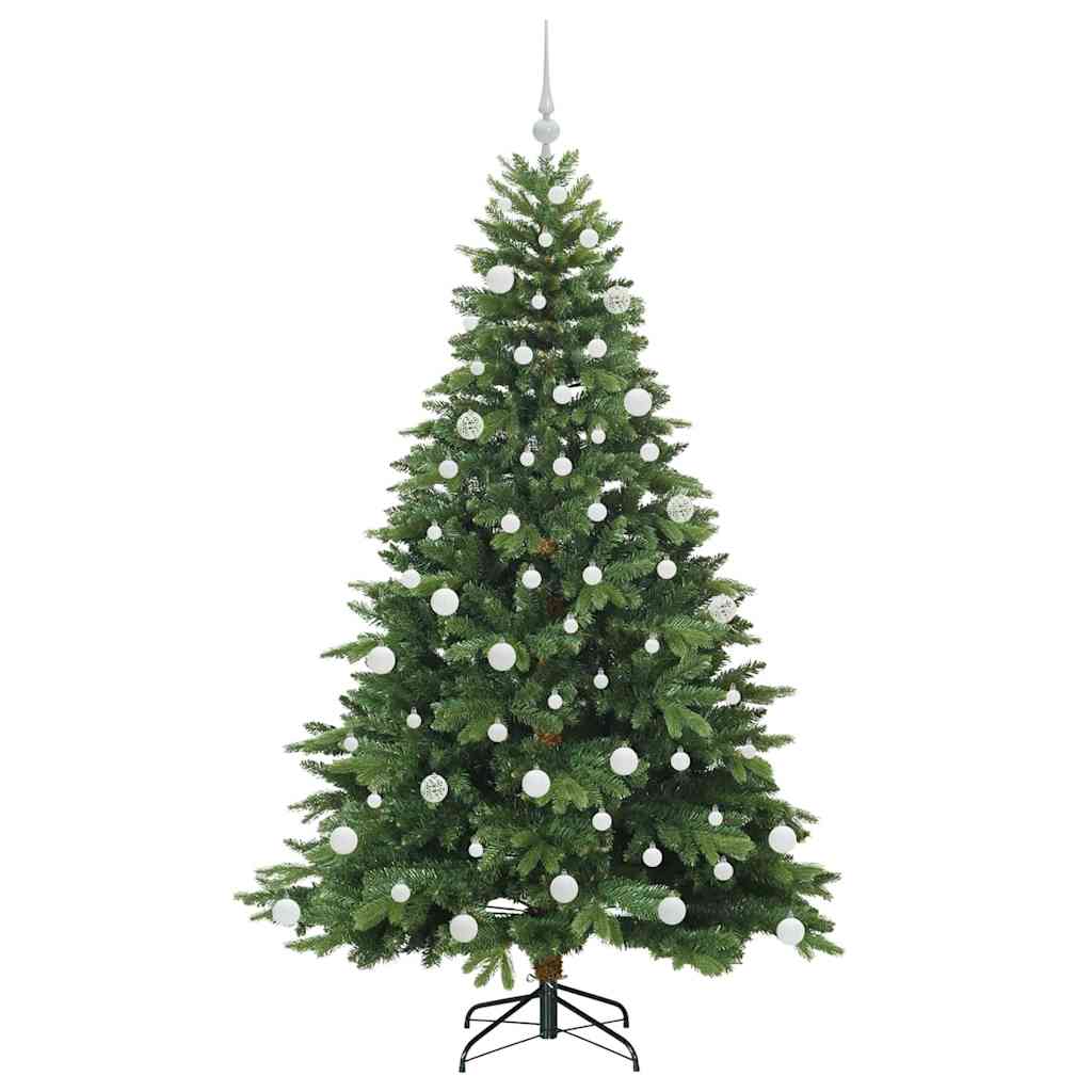 Dirbtinė Kalėdų eglutė su 300 LED Žalia 180 cm PE ir PVC