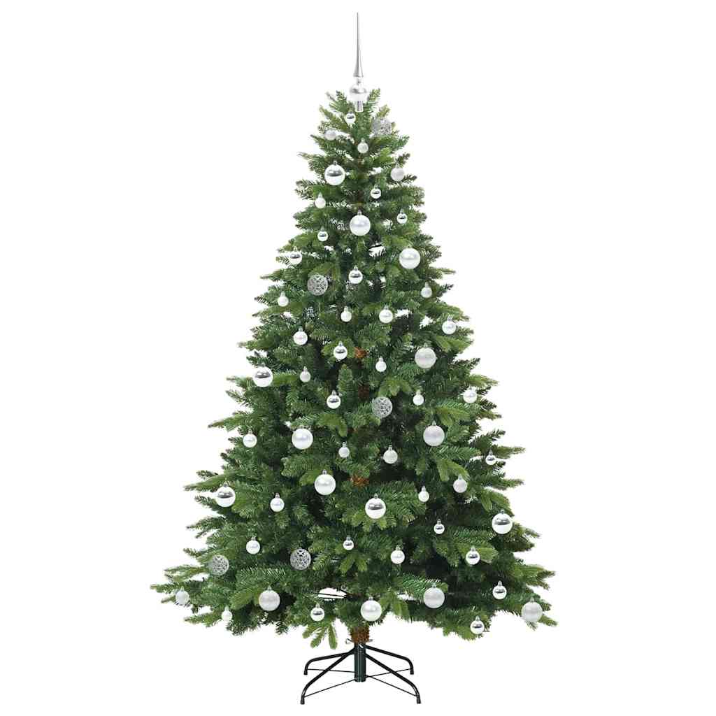 Dirbtinė Kalėdų eglutė su 300 LED Žalia 180 cm PE ir PVC