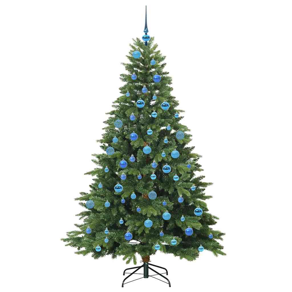 Dirbtinė Kalėdų eglutė su 300 LED Žalia 180 cm PE ir PVC